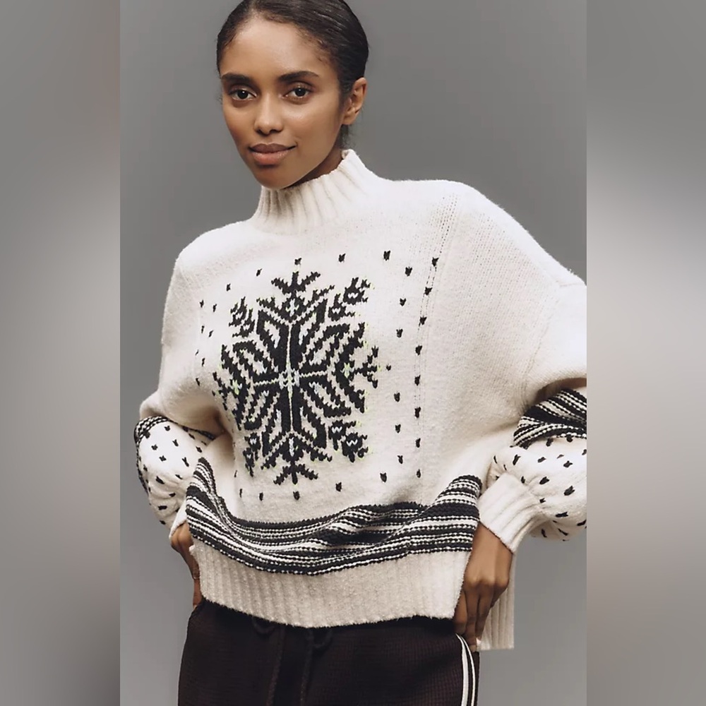 Daily Practice by Anthropologie Relaxed Graphic Sweater